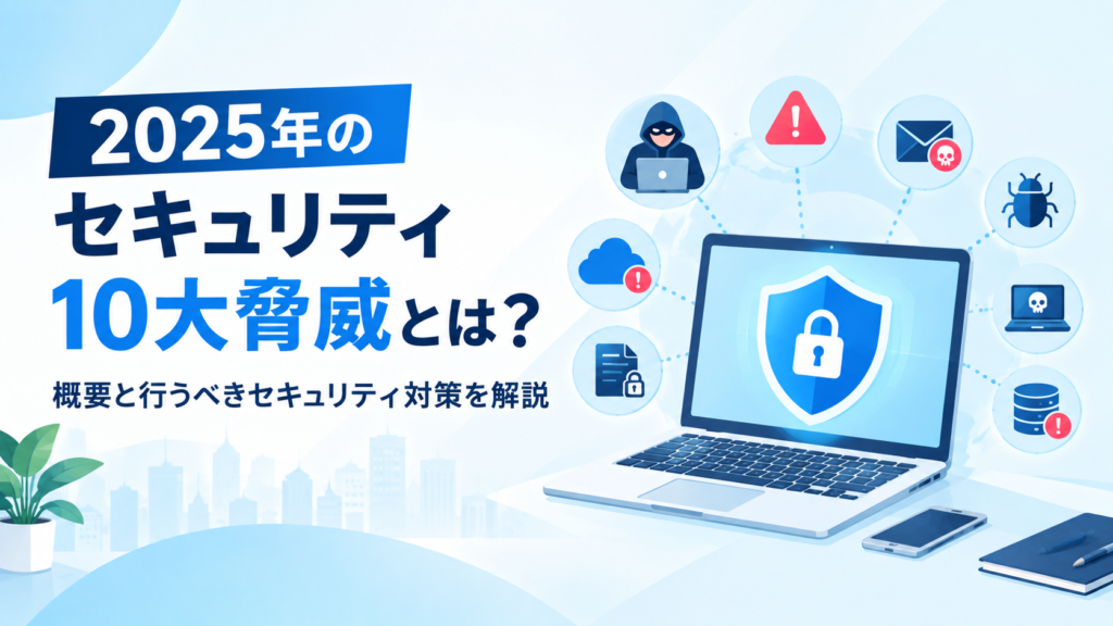 2025年のセキュリティ10大脅威とは? 概要と行うべきセキュリティ対策を解説